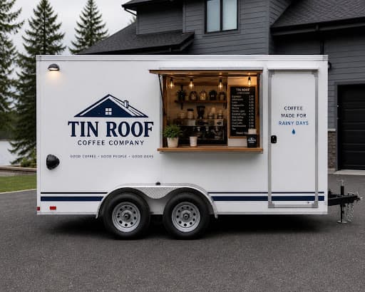 Tin Roof Coffee Company trailer